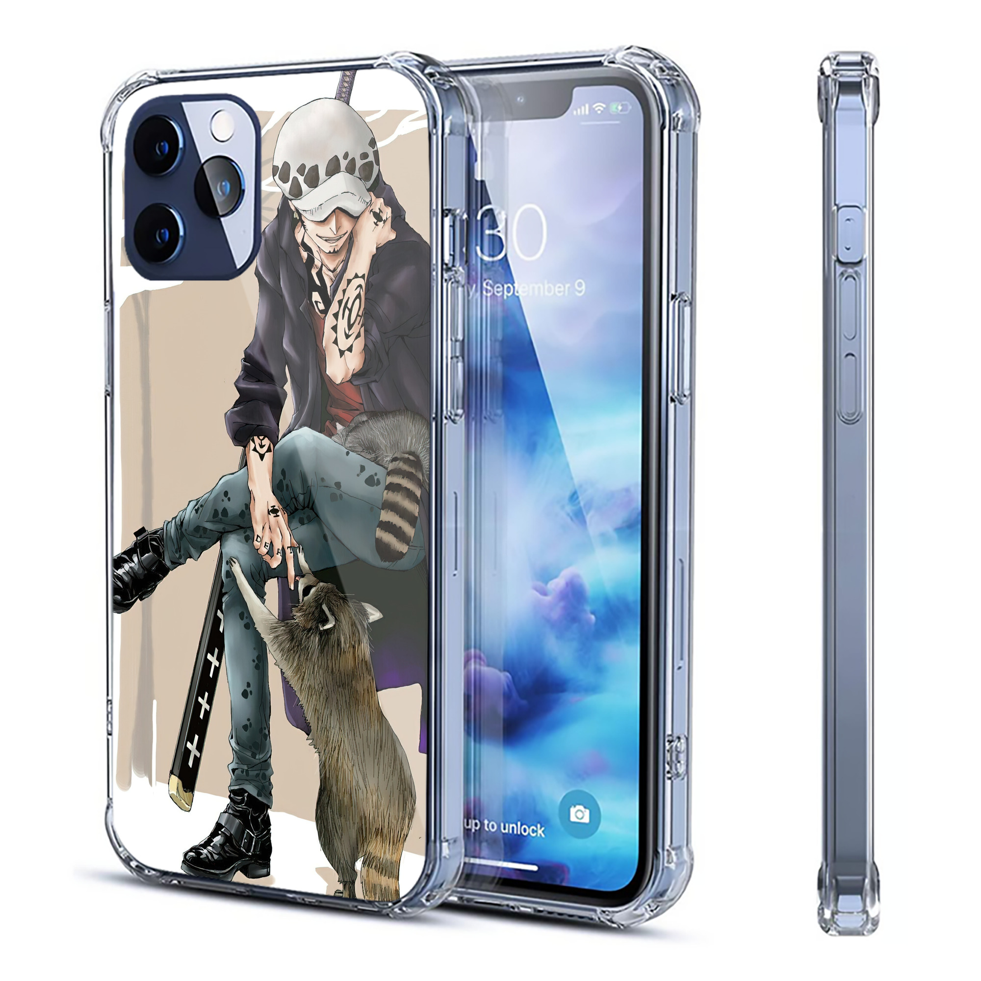 （画像用） ワンピース ONE PIECE 【iPhone 12シリーズ対応】透明スマホケース（クリアソフトケース）